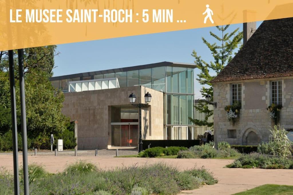 Le Saint-Roch, Centre-Ville, Terrasse Privee Issoudun Zewnętrze zdjęcie